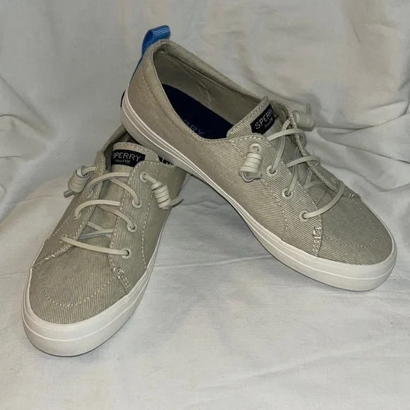 Sperry Women’s Crest Vibe Sneaker - SeaCycled Collection, Recycled Cotton, Memory Foam